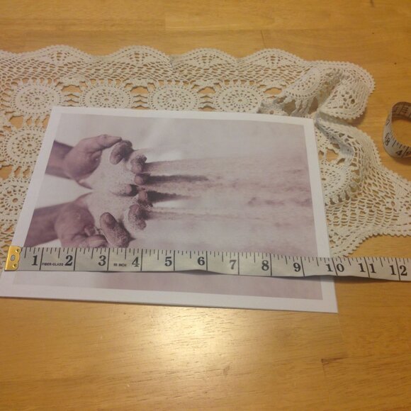 Muted Beach Scenes on canvas-look fabric prints - Picture 6 of 6